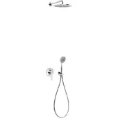 Tres flat inbouwd met doucheset chroom 20418002