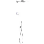 Tres electronische inbouw doucheset met regendouche chroom 09286563