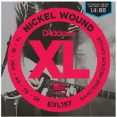 D'Addario EXL157 snarenset voor elektrische bariton gitaar