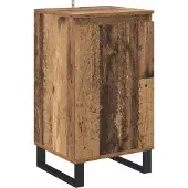vidaXL Dressoir Oudhout 40 x 35 x 70 cm Bewerkt hout
