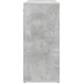 vidaXL Schoenenkast 77,5 x 30 x 67 cm Bewerkt hout Betongrijs