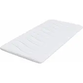 vidaXL Matras Topper Wit 90 x 190 cm Knit Stof