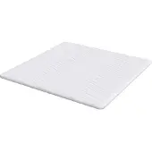 vidaXL Matras Topper Wit 200 x 200 cm Knit Stof