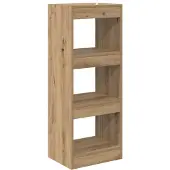 vidaXL Boekenkast 3-laags 37 x 30 x 103 cm Bewerkt hout