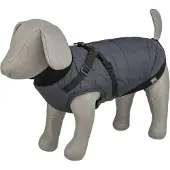 Trixie Hondenjas Pontis Blauw - Geïntegreerd Tuig, Fleece Voering - 30 cm