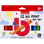 Bruynzeel Kids Big Point viltstiften set 12