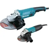 Makita Pack 2 haakse slijpmachines - GA5030R Ø125mm 720W + GA9050 Ø230mm 2000W - Verhoogde veiligheid en geoptimaliseerde bescherming