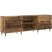 Syfax TV-kast Oud hout 150 x 30 x 50 cm Bewerkt hout