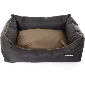Martin sellier Hondenmand waterproof zwart / paars (60X70 CM)