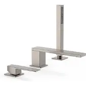 Tres slim badmengkraan voor randset met handdouche staal 20216103ac