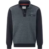 Babista Regular Fit Sweatshirt Staande kraagdonkerblauw, Veelkleurig