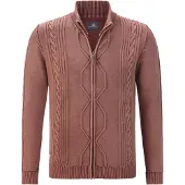 Jan Vanderstorm Comfort Fit Vest rood, Motief