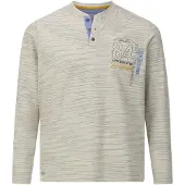 Jan Vanderstorm Sweatshirt 'Magnusgren' beige gemêleerd