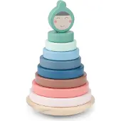 BS Toys – Stapelringen – Educatief spel – Houten stapelspel – Vanaf 18 maanden