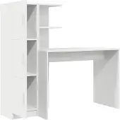 vidaXL Bureau Wit 133.5 x 50 x 124 cm 2 st