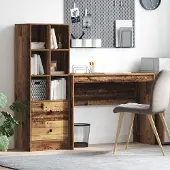 Prolenta Maison Exclusive - Tafel met lade, 2 stuks, gerecycled hout