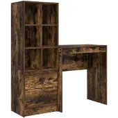 Syfax Bureau Gerookt eiken 115,5 x 40 x 127 cm 2 st