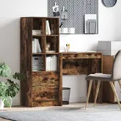 Prolenta Maison Exclusive - Tafel met lade, 2 stuks, gerookt eikenhout