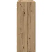 vidaXL Wandkast 2 st Artisan Eiken 69,5 x 34 x 90 cm Bewerkt hout