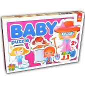 Trefl puzzel 4 Form-puzzels: beroepen - educatief speelgoed 2 stukjes.