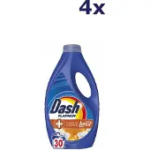 Dash 4x Vloeibaar Wasmiddel Amber & Orchidee 30 Wasbeurten 1350 Ml