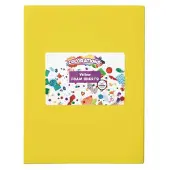 Colorations foam knutselvellen geel 10 stuks - creatief speelgoed.
