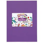 Colorations foam knutselvellen paars 10 stuks - creatief speelgoed.