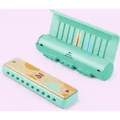 Hape Lichtgevende Leer-Mondharmonica met Speelpaneel - Muzikaal Speelgoed voor Kinderen vanaf 3 jaar