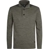 Petrol Industries Trui stone grey / donkergroen