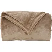vidaXL plaid Camel 220 x 240 cm 1.37 kg Fleece