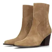 Haboob Enkellaarsjes 'BEAU' taupe