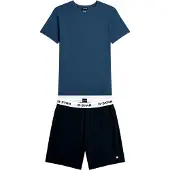 G-Star Pyjama kort 'Slate' blauw / zwart
