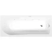 Polysan Lisa Whirlpoolbad, 170x70x47cm, Highline Hydro, chroom