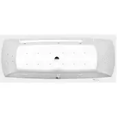 Polysan Lily Whirlpoolbad, 170x70x39cm, Highline Hydro-Air, chroom