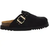 Scholl Klomp Women Benny Suede Black-Schoenmaat 39