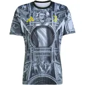 Adidas Functioneel shirt 'Juventus 25/26 Pre-Match' geel / grijs / zwart