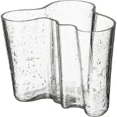 Iittala Alvar Aalto vaas jubileumeditie 160 mm Bubbelglas helder