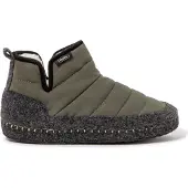 Nuvola Nuvola. Huisschoenen 'Boot New Wool' donkergroen