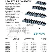 Blue Sea Systems Terminal Block 12 Circuit Power Strip 30a Zwart