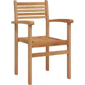 vidaXL Tuin Eettafel Set 9 st Bruin Massief Teakhout
