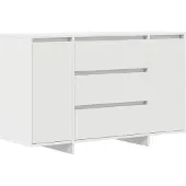vidaXL Dressoir met lade Wit 120 x 41 x 75 cm Bewerkt hout