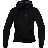 Alpinestars Stella Chrome Superairflow Dames motorfiets zip hoodie