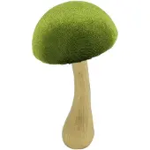 Countryfield paddestoel decoratie Fungo M 7,8x7,8x14cm groen.
