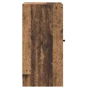 vidaXL Dressoir Oud hout 35 x 37 x 76 cm Bewerkt hout