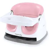 Ingenuity Baby Booster Seat for 6 Months to 3 Years Old. 2-in-1 Peony Base. RemovableTray. Easy Storage and Cleaning