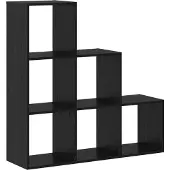 vidaXL Roomdivider Boekenkast 6-laags 99 x 29 x 99 cm Bewerkt hout
