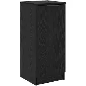 vidaXL Dressoir Zwart Eiken 30 x 30 x 70 cm Bewerkt hout