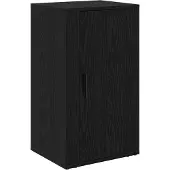 vidaXL Dressoir Zwart Eiken 40 x 33 x 70 cm Bewerkt hout