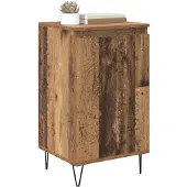 vidaXL Dressoir Oudhout 40 x 35 x 70 cm Bewerkt hout