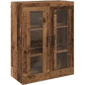 vidaXL Dressoir Oudhout 69,5 x 34 x 90 cm Bewerkt hout
